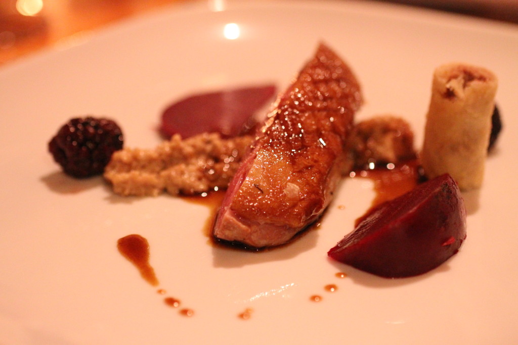 Brome Lake smoked duck at Tapenade Bistro. Photo: Robyn Hanson