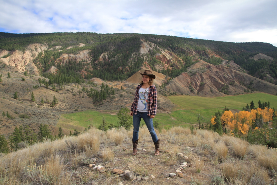 Robyn in the Deadman Valley