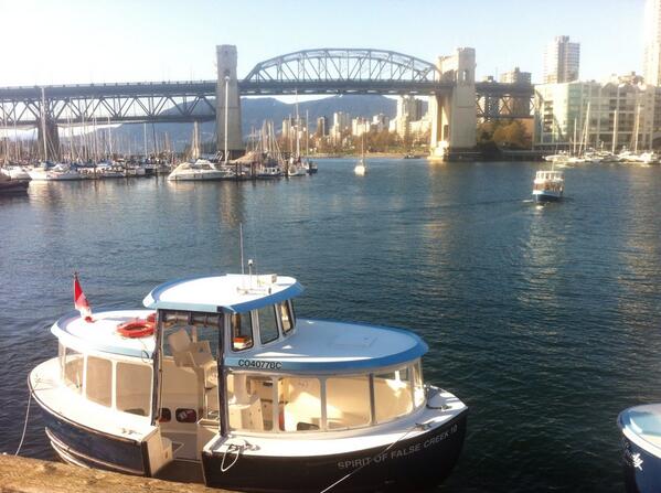 False Creek Ferries to Granville Island in Vancouver