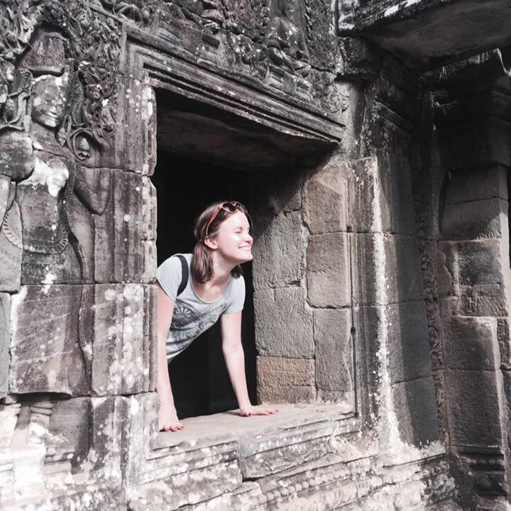 Robyn in Angkor Wat