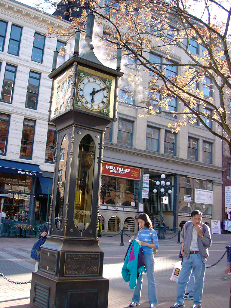 Gastown's Steamclock back in 2002