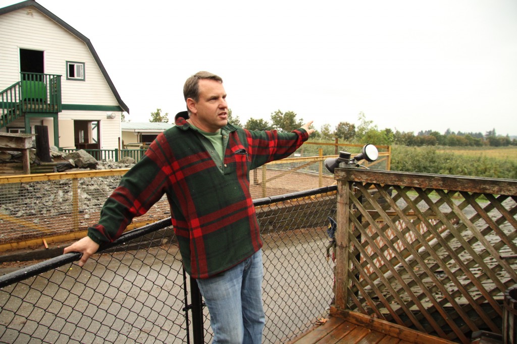 Loren Taves at the AppleBarn Pumpkin Farm, Abbotsford BC