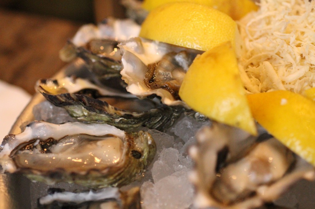 Oysters at The Fish Shack by Glowbal Collection, Vancouver BC 