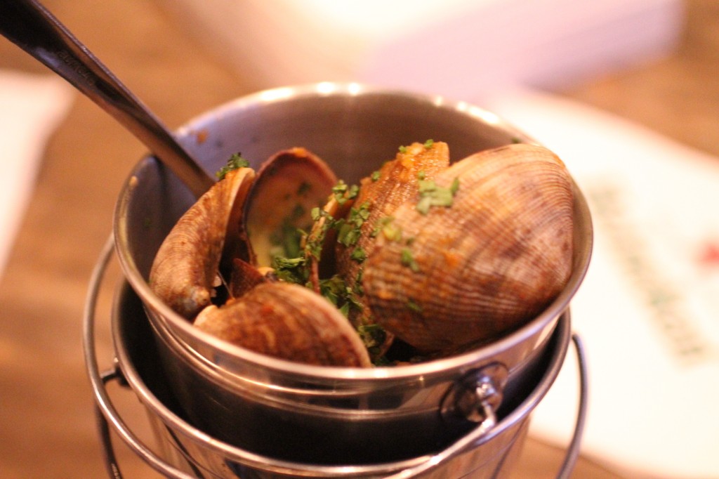 Sicilian clams at The Fish Shack by Glowbal Collection, Vancouver BC 