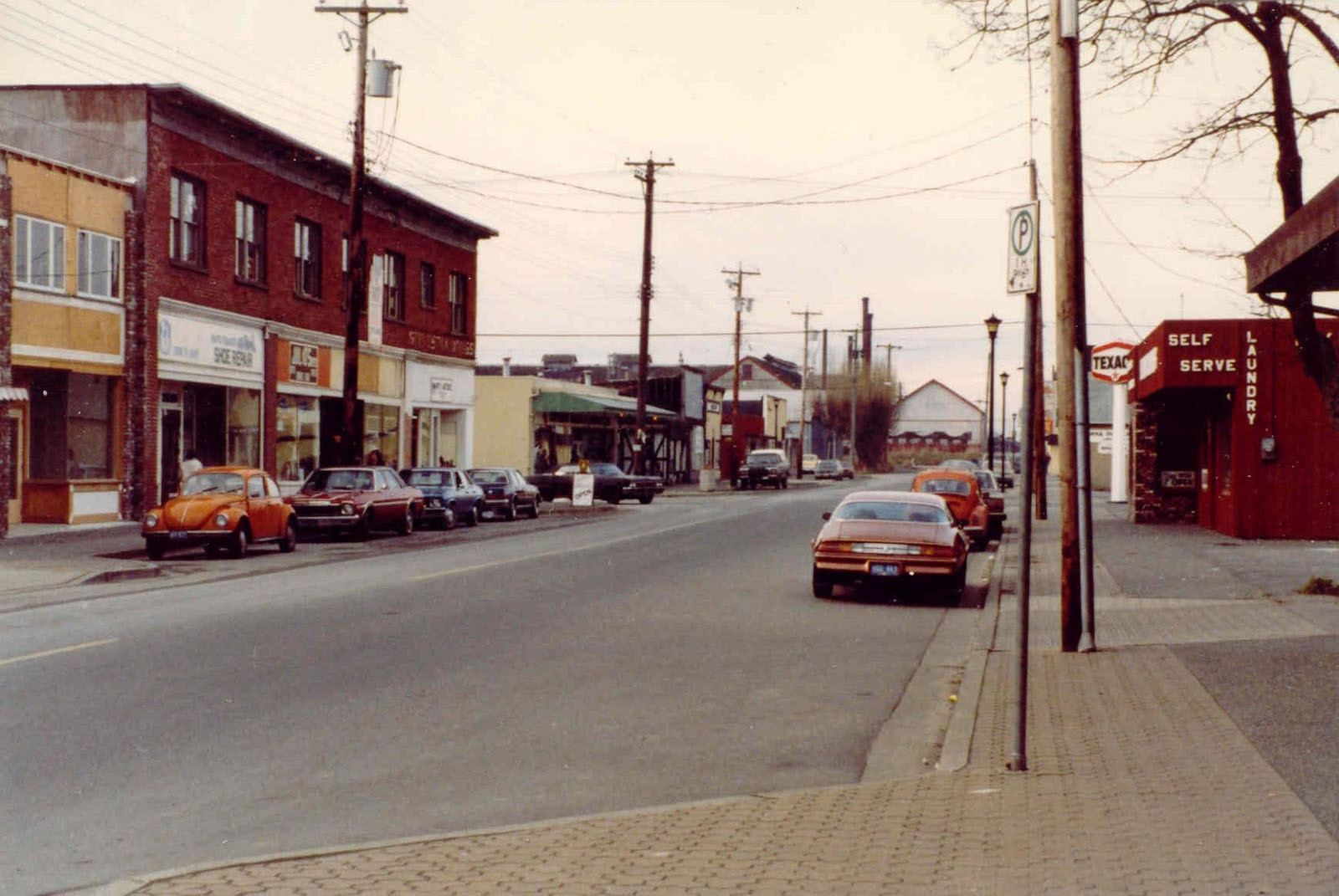 Moncton Street in the early 1980s, Steveston - Richmond, BC, Canada