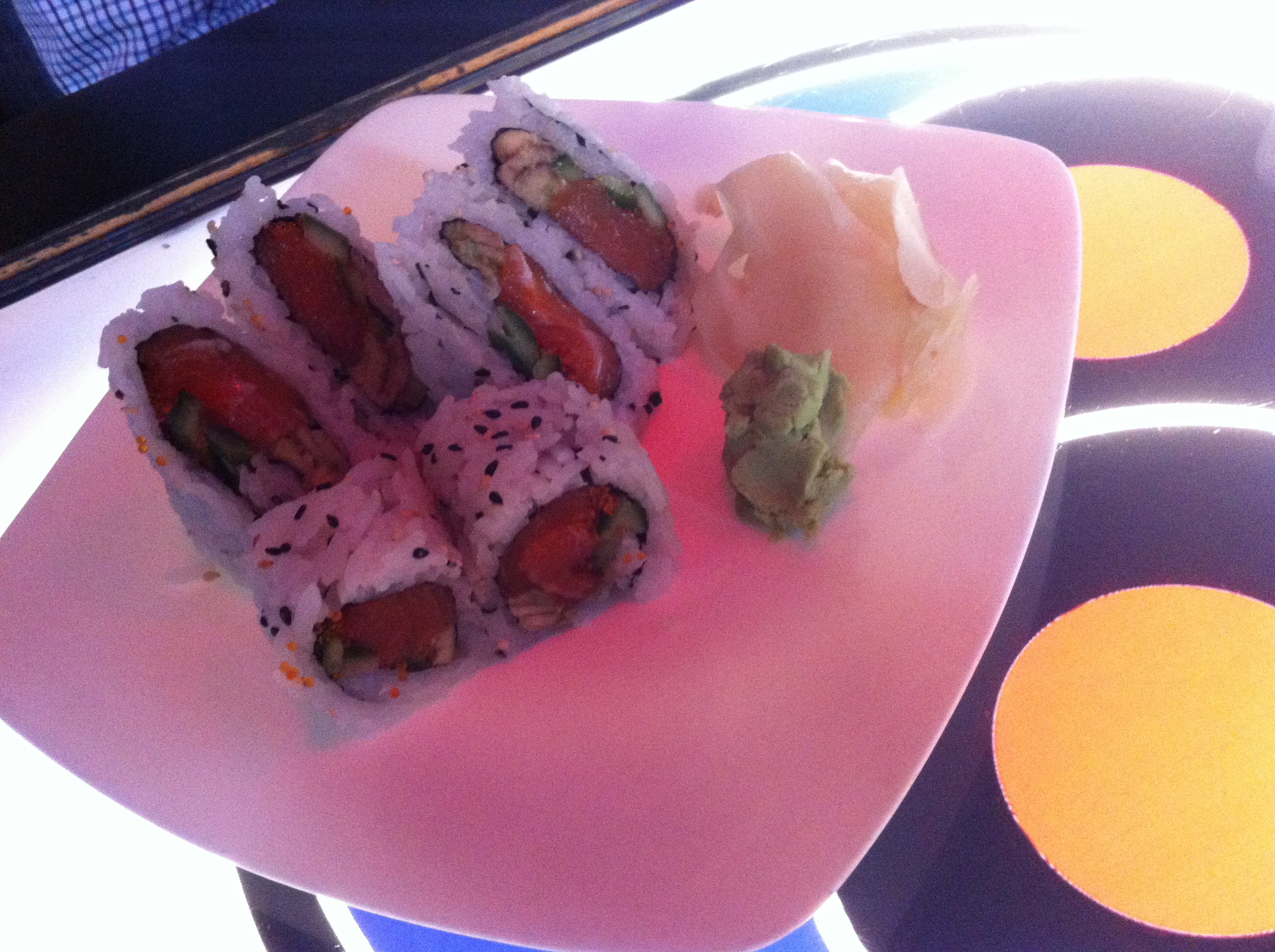 The Seattle roll at Red Fin Sushi
