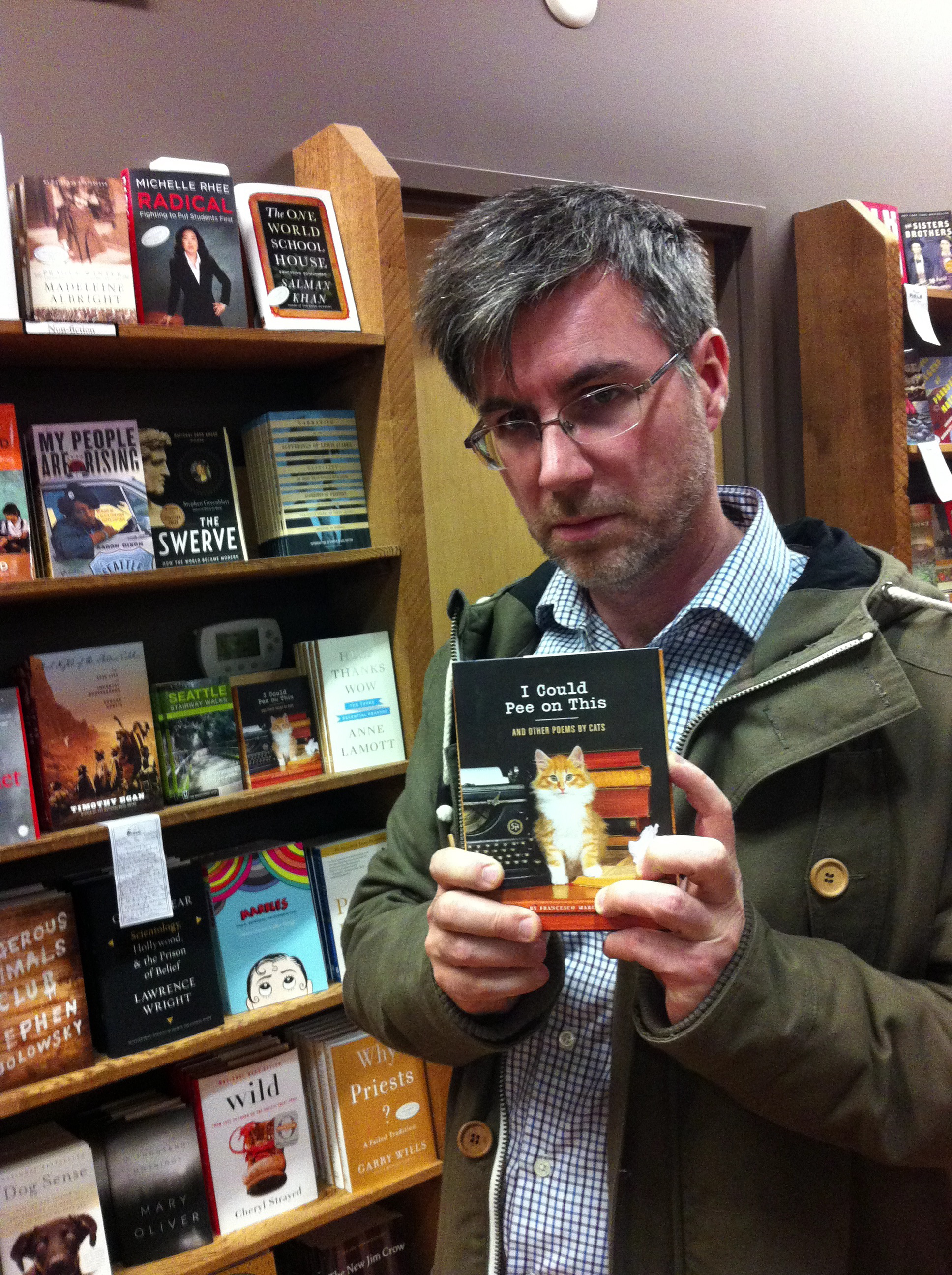 Shawn at Elliott Bay Books, Seattle