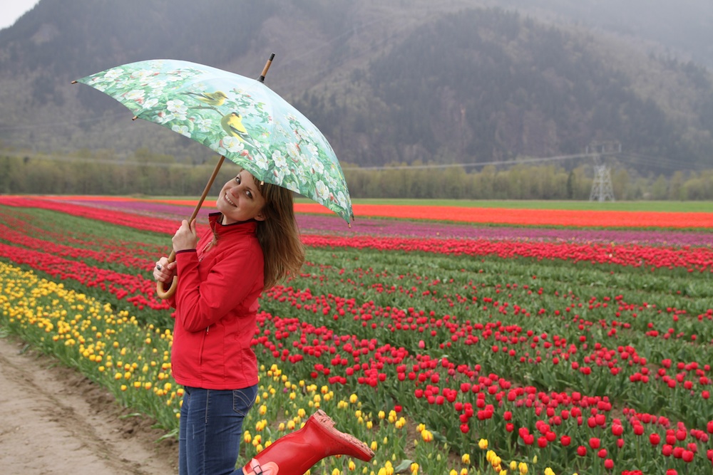 Robyn at Tulips of the Valley