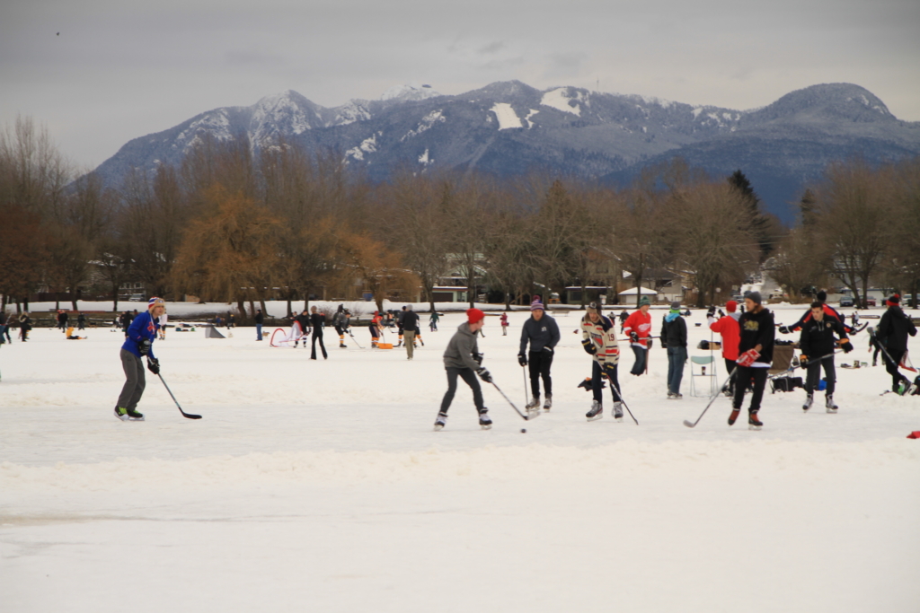 Frozen Trout Lake Park, Vancouver. January 6, 2016. Photo: Robyn Hanson