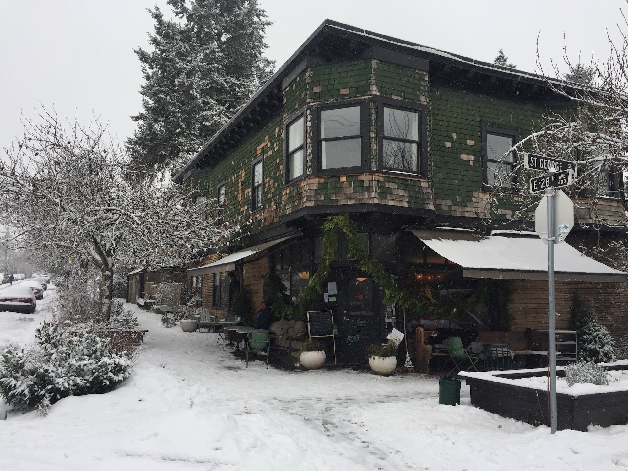 Scenes from Vancouver’s frozen Trout Lake