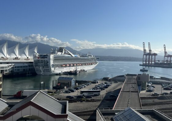 Burrard Inlet in downtown Vancouver