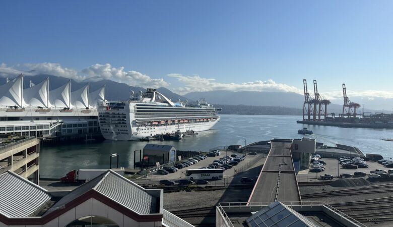 Burrard Inlet in downtown Vancouver